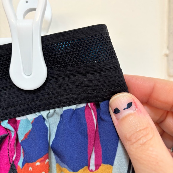 Janji Black and Blue Running AFO Shorts XL Lined Art Deco Pocket from REI - Picture 5 of 11